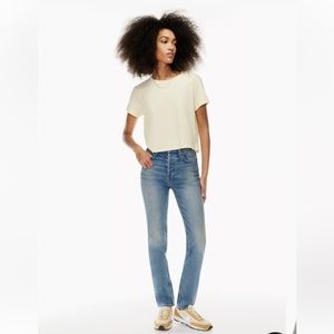 Aritzia Denim Forum The Yoko High Rise Slim jeans